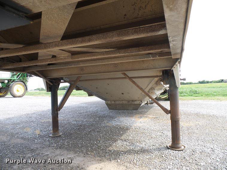 image for item DD5268 1991 Timpte double hopper bottom grain trailer
