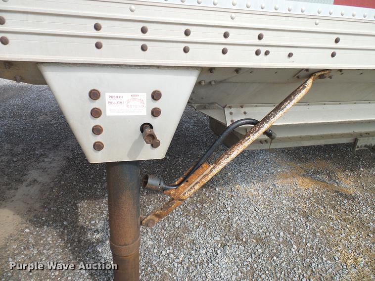 image for item DD5268 1991 Timpte double hopper bottom grain trailer