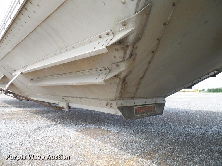 image for item DD5268 1991 Timpte double hopper bottom grain trailer