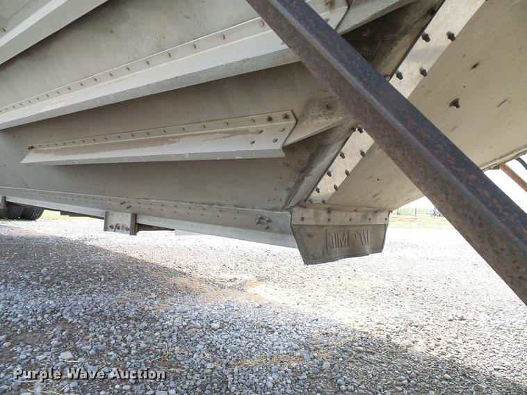 image for item DD5268 1991 Timpte double hopper bottom grain trailer