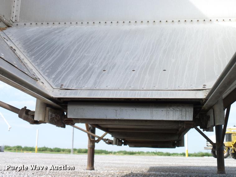image for item DD5268 1991 Timpte double hopper bottom grain trailer