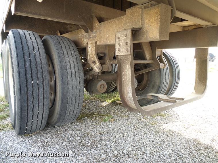 image for item DD5268 1991 Timpte double hopper bottom grain trailer