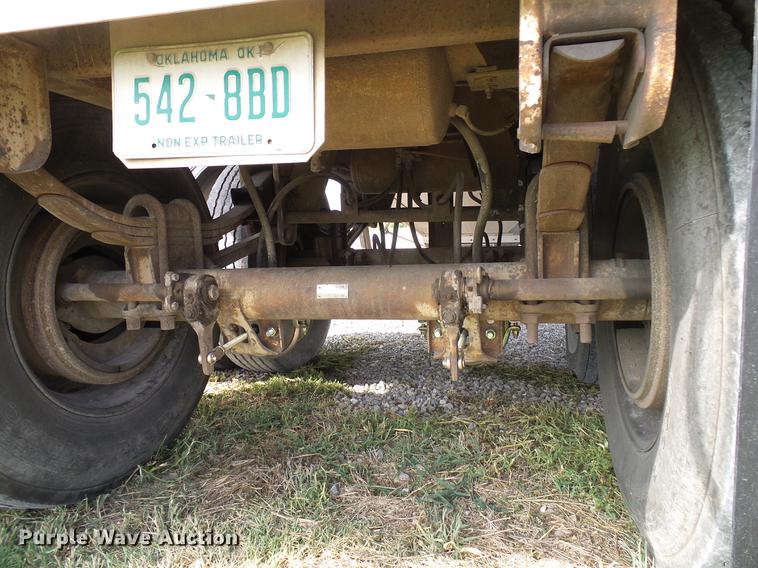 image for item DD5268 1991 Timpte double hopper bottom grain trailer