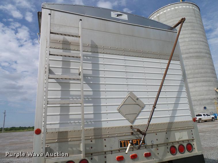 image for item DD5268 1991 Timpte double hopper bottom grain trailer