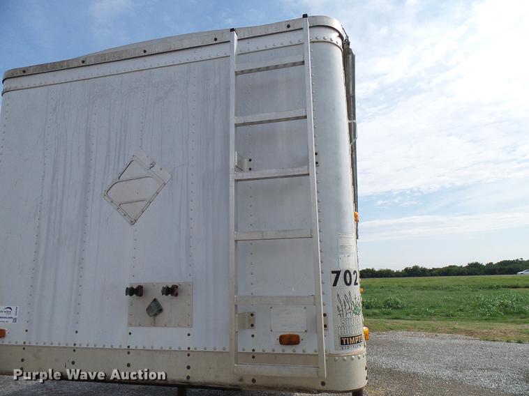 image for item DD5268 1991 Timpte double hopper bottom grain trailer