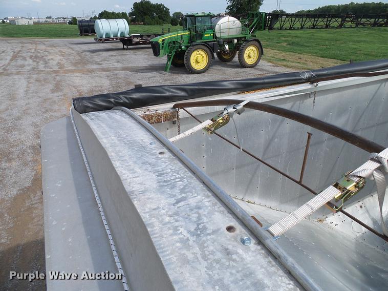 image for item DD5268 1991 Timpte double hopper bottom grain trailer