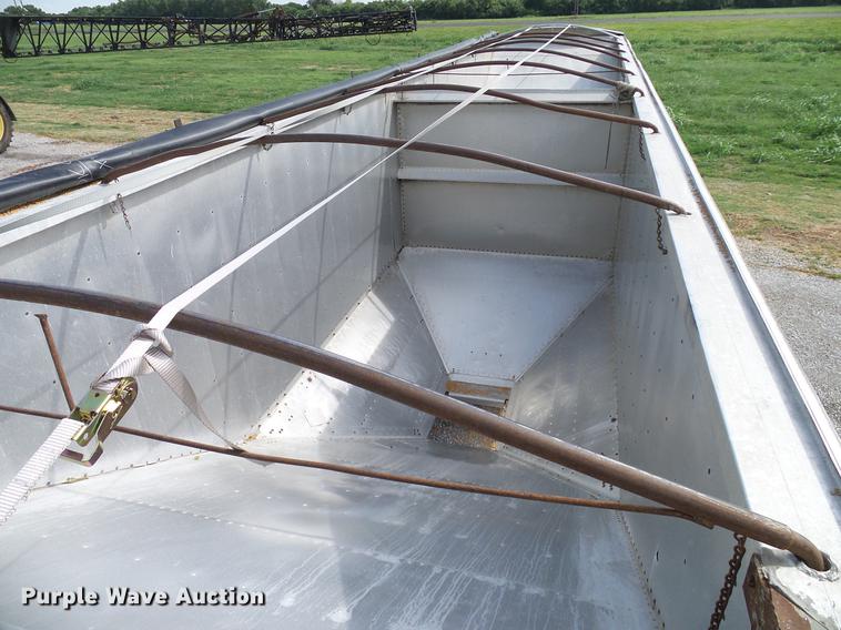 image for item DD5268 1991 Timpte double hopper bottom grain trailer