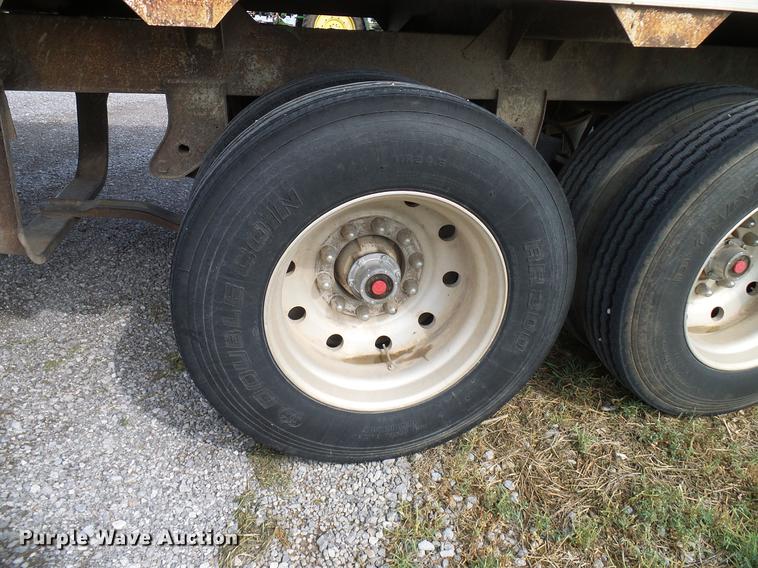 image for item DD5268 1991 Timpte double hopper bottom grain trailer