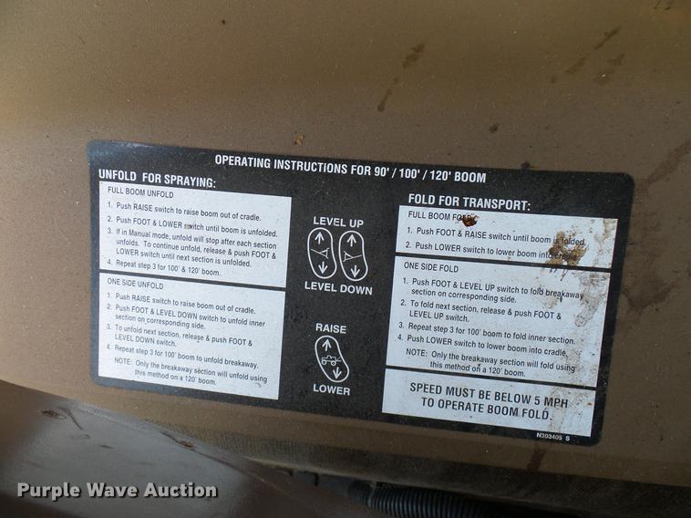 image for item DD5269 2011 John Deere 4930 sprayer