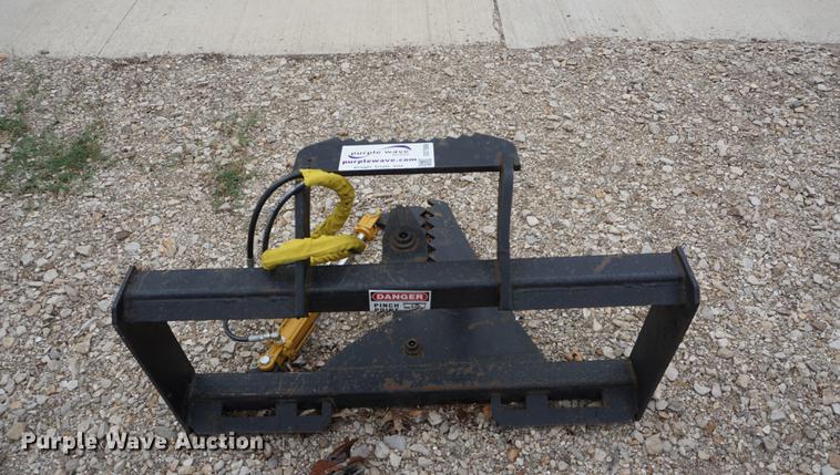 image for item DD7886 Tree and post puller skid steer attachment
