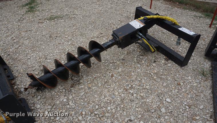 image for item DD7887 Skid steer hydraulic post hole digger