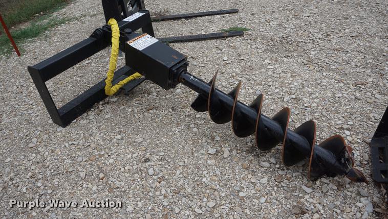 image for item DD7887 Skid steer hydraulic post hole digger