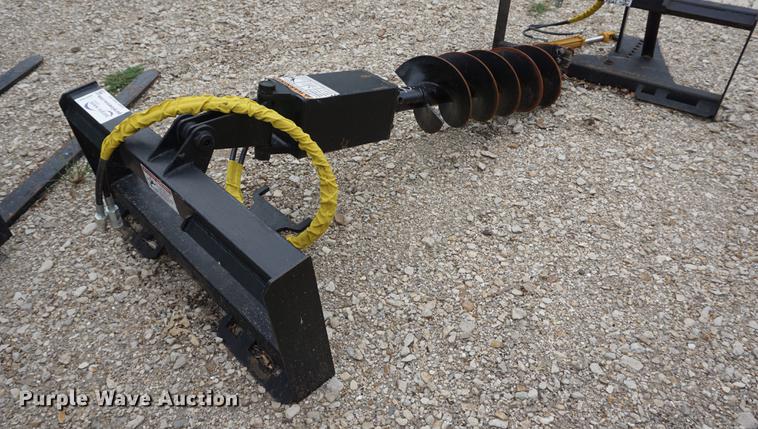 image for item DD7887 Skid steer hydraulic post hole digger