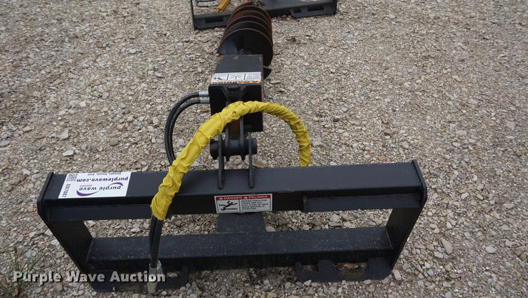image for item DD7887 Skid steer hydraulic post hole digger