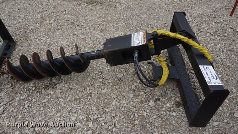 image for item DD7887 Skid steer hydraulic post hole digger