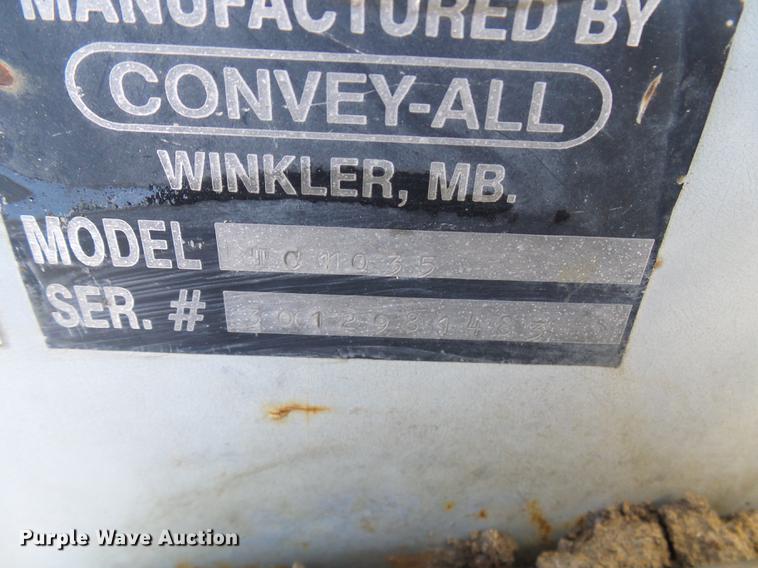 image for item DE5202 Convey All TC11035 grain auger