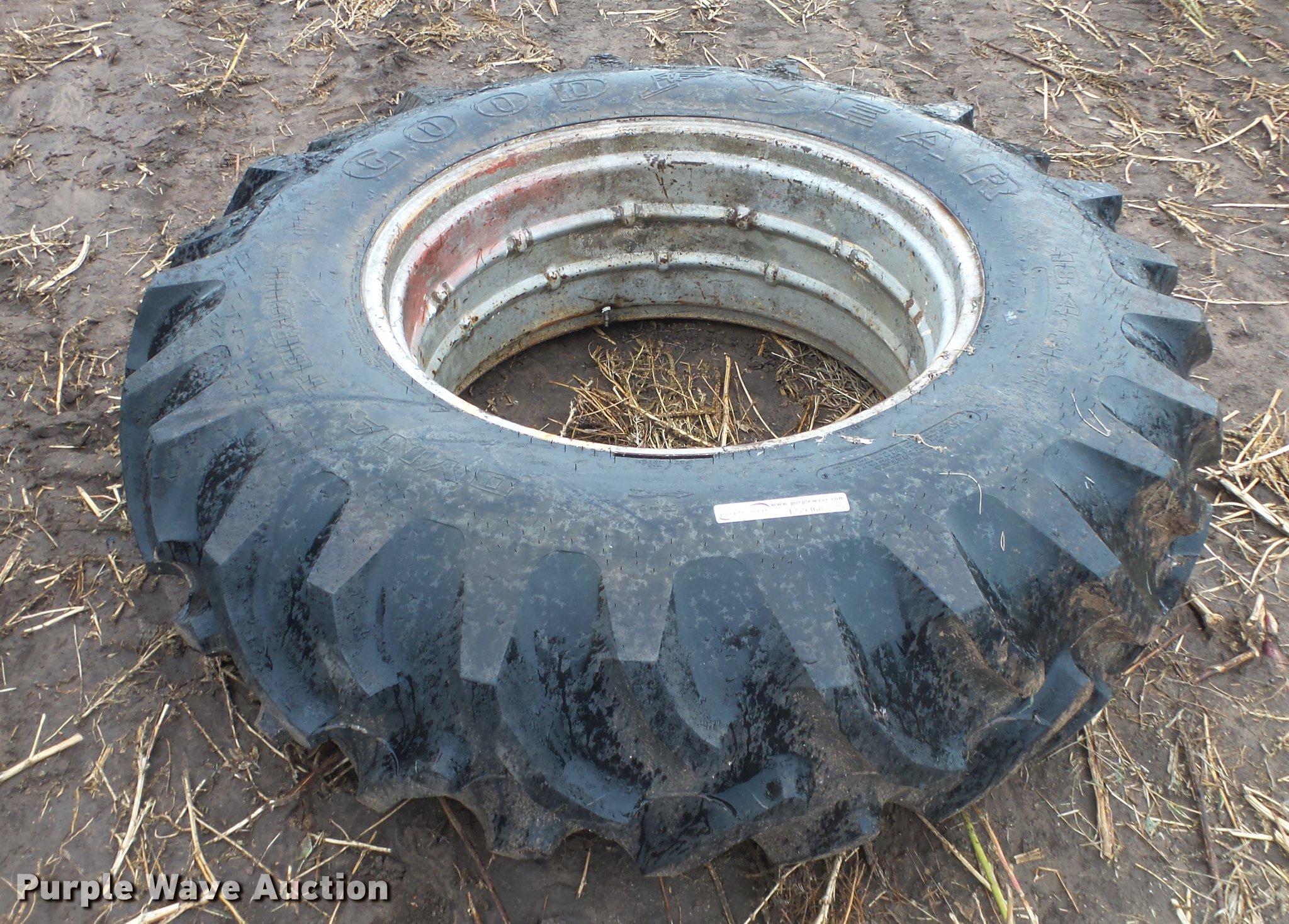 Goodyear 18.434 tire in Mount Hope, KS Item ES9368 sold Purple Wave
