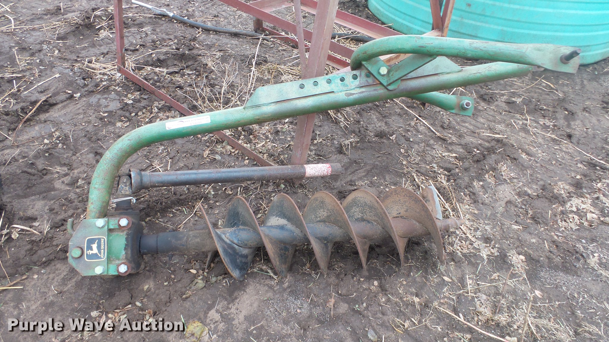 John Deere post hole digger in Mount Hope, KS Item ES9380 sold