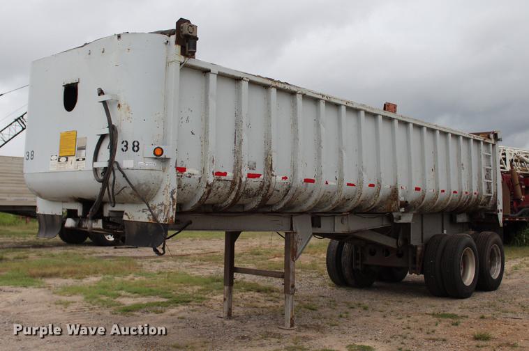 image for item BE9312 1994 Fruehauf DDT5-29F2 end dump trailer