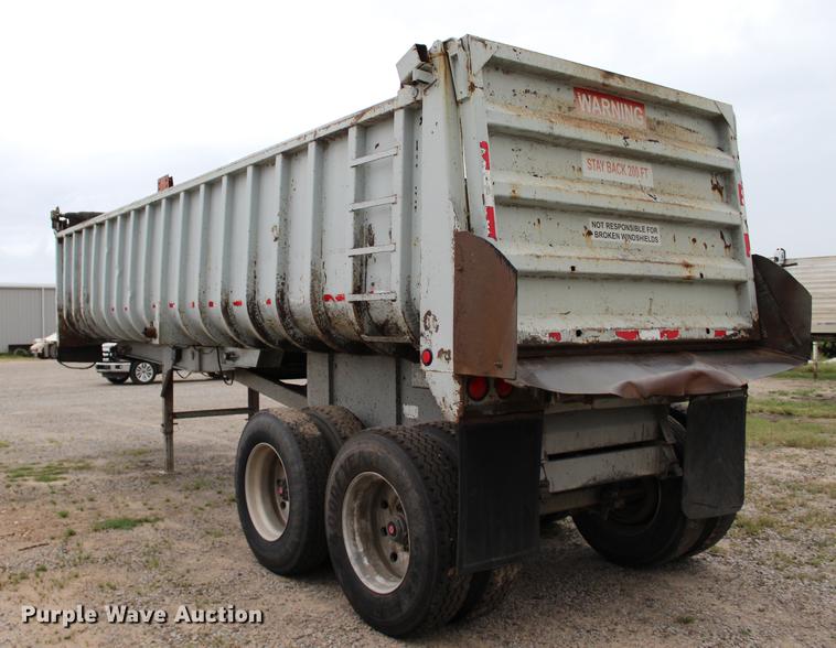 image for item BE9312 1994 Fruehauf DDT5-29F2 end dump trailer
