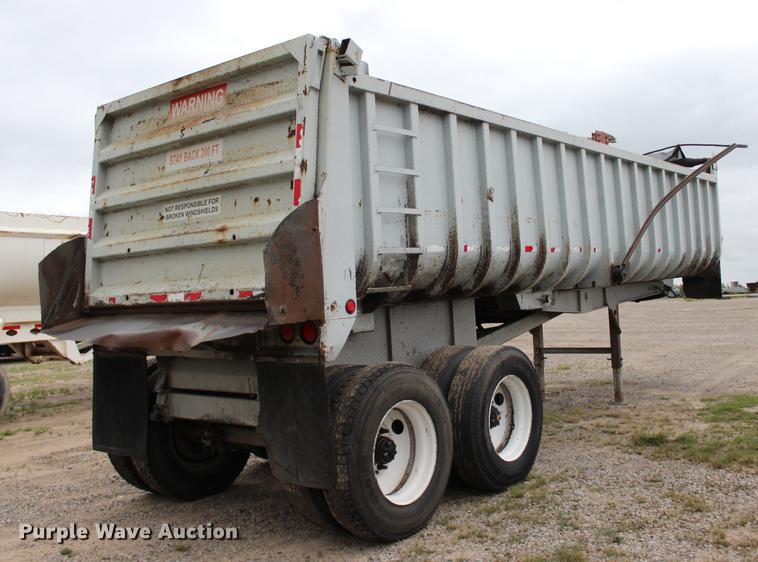 image for item BE9312 1994 Fruehauf DDT5-29F2 end dump trailer