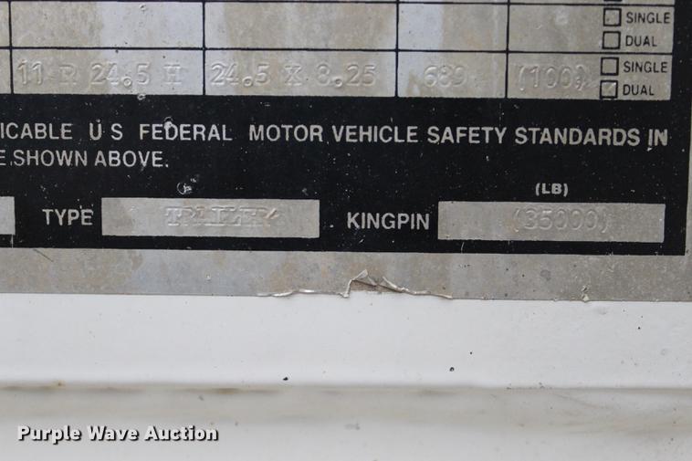 image for item BE9314 2004 CTS end dump trailer