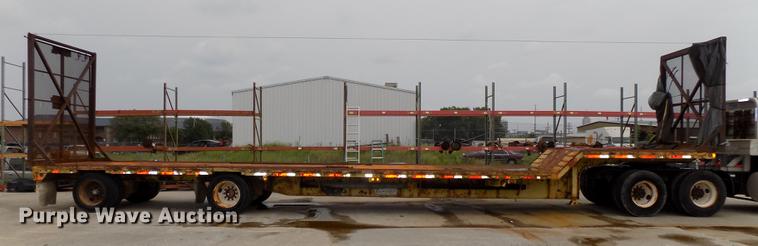 image for item DB8642 1991 Transcraft TDL1401950X102 drop deck equipment trailer