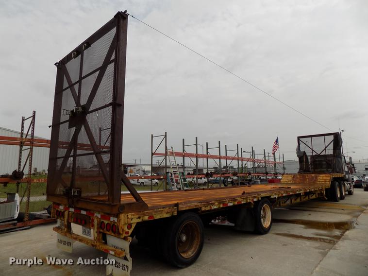 image for item DB8642 1991 Transcraft TDL1401950X102 drop deck equipment trailer