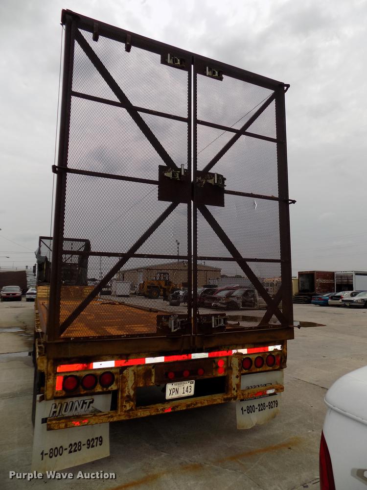 image for item DB8642 1991 Transcraft TDL1401950X102 drop deck equipment trailer
