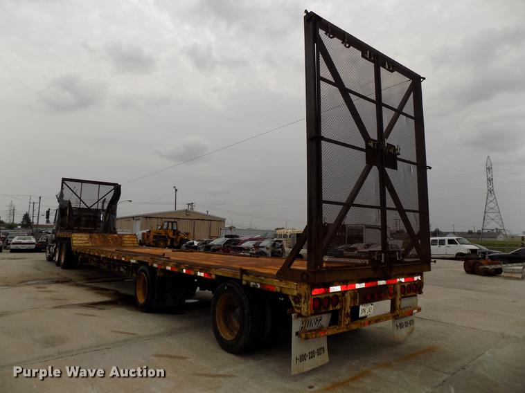 image for item DB8642 1991 Transcraft TDL1401950X102 drop deck equipment trailer