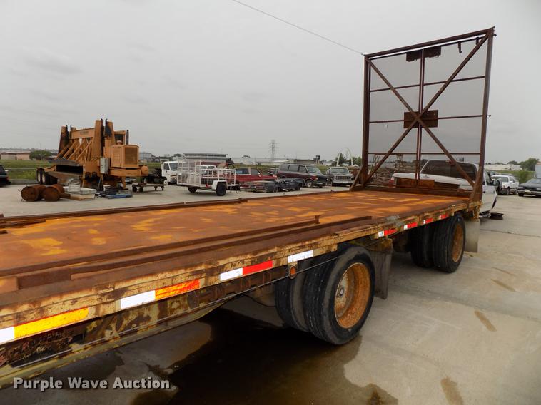 image for item DB8642 1991 Transcraft TDL1401950X102 drop deck equipment trailer