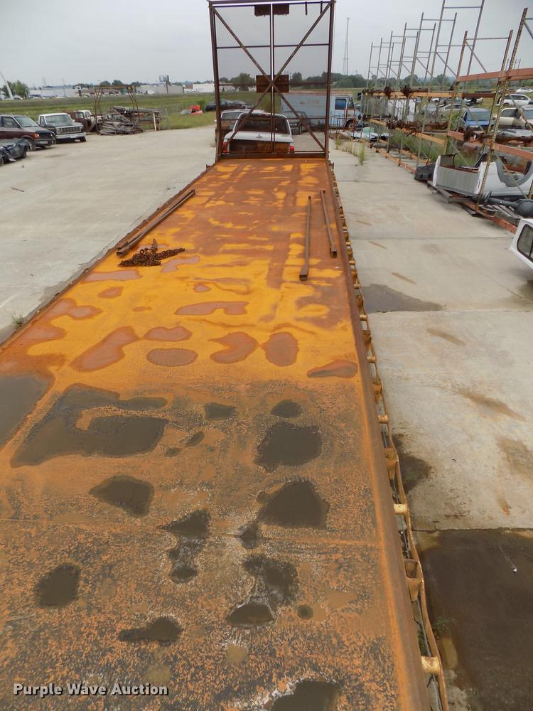 image for item DB8642 1991 Transcraft TDL1401950X102 drop deck equipment trailer