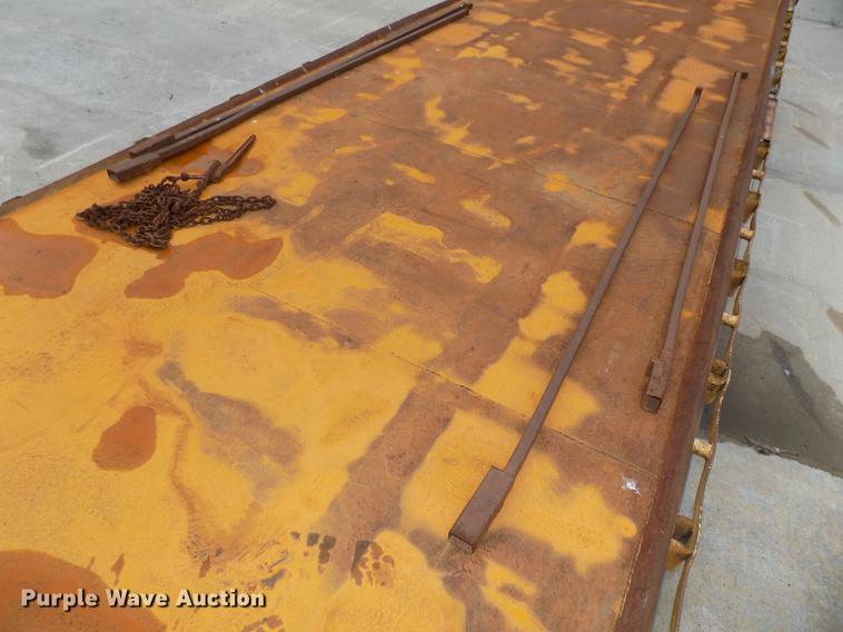 image for item DB8642 1991 Transcraft TDL1401950X102 drop deck equipment trailer