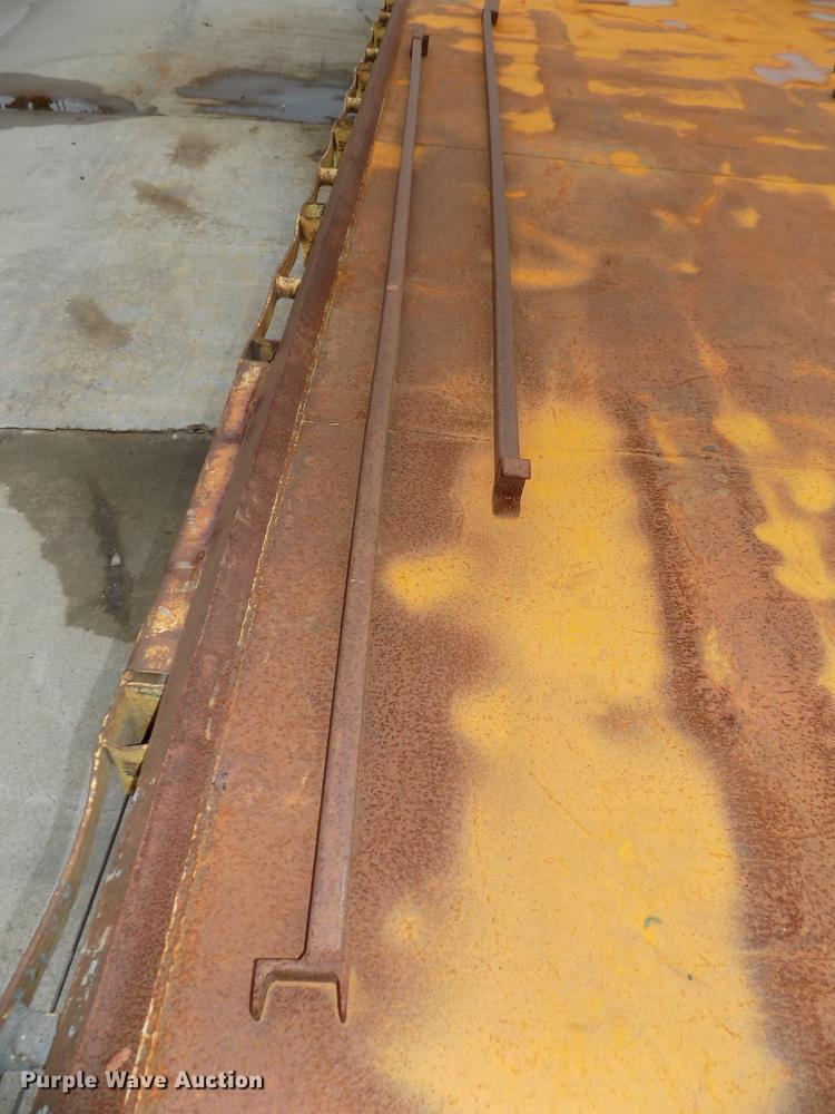 image for item DB8642 1991 Transcraft TDL1401950X102 drop deck equipment trailer