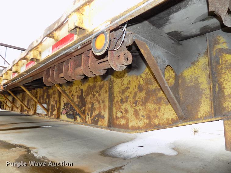 image for item DB8642 1991 Transcraft TDL1401950X102 drop deck equipment trailer