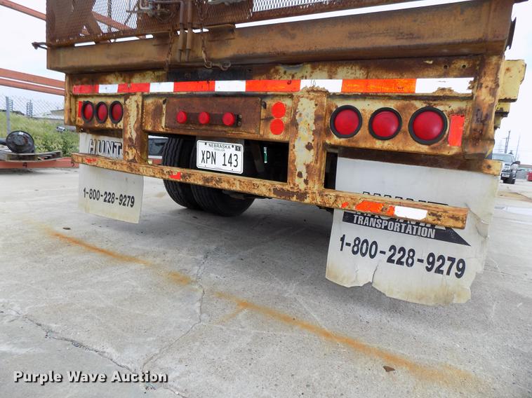 image for item DB8642 1991 Transcraft TDL1401950X102 drop deck equipment trailer