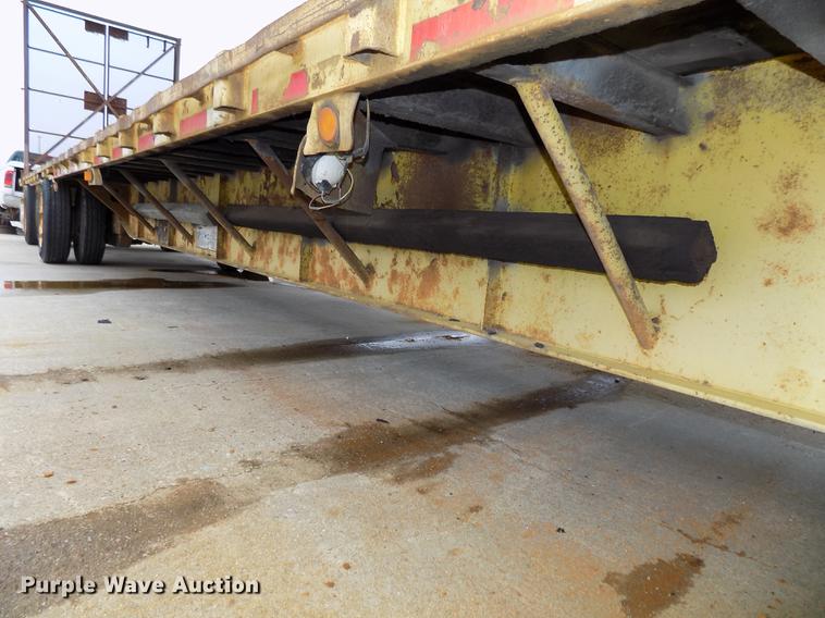 image for item DB8642 1991 Transcraft TDL1401950X102 drop deck equipment trailer