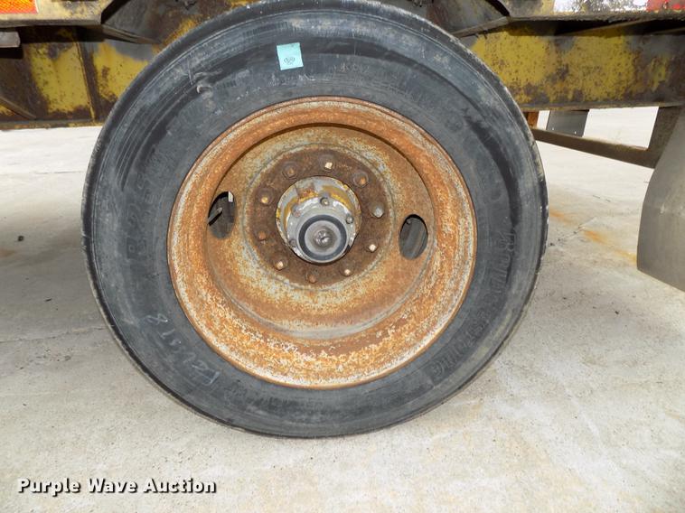 image for item DB8642 1991 Transcraft TDL1401950X102 drop deck equipment trailer