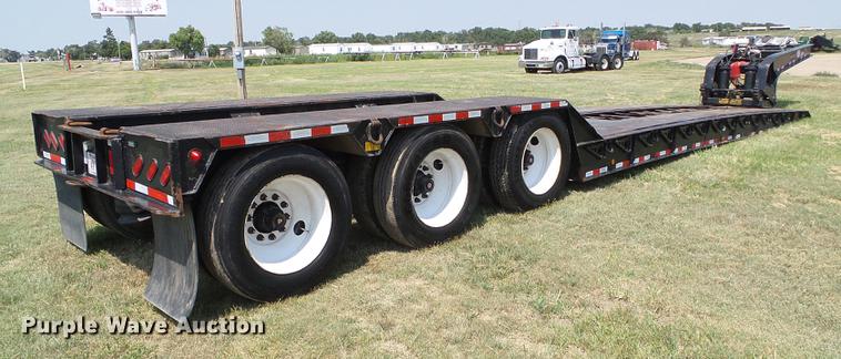 image for item DD5859 2007 Pitts LB55-24D lowboy equipment trailer