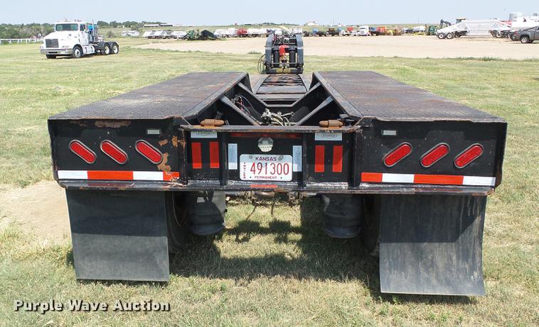 image for item DD5859 2007 Pitts LB55-24D lowboy equipment trailer