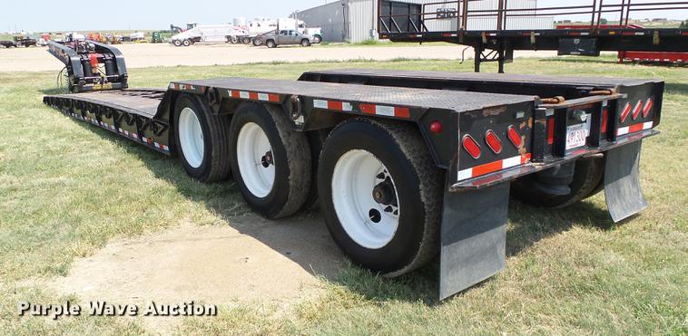 image for item DD5859 2007 Pitts LB55-24D lowboy equipment trailer