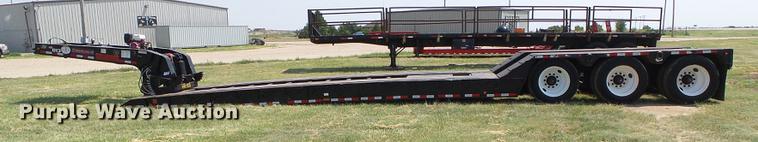 image for item DD5859 2007 Pitts LB55-24D lowboy equipment trailer