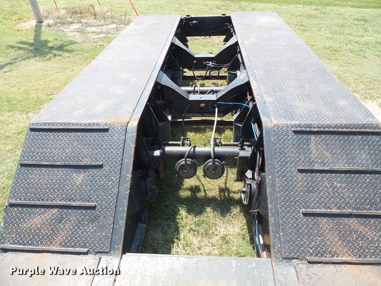 image for item DD5859 2007 Pitts LB55-24D lowboy equipment trailer