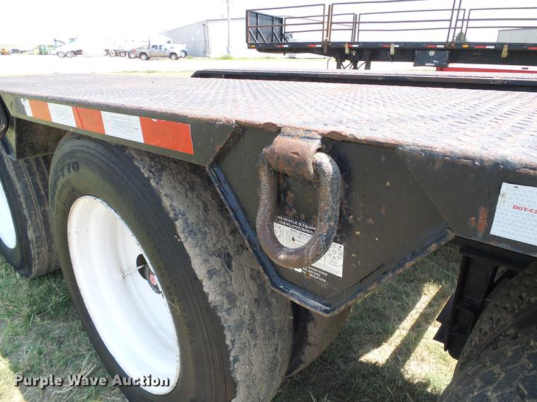 image for item DD5859 2007 Pitts LB55-24D lowboy equipment trailer