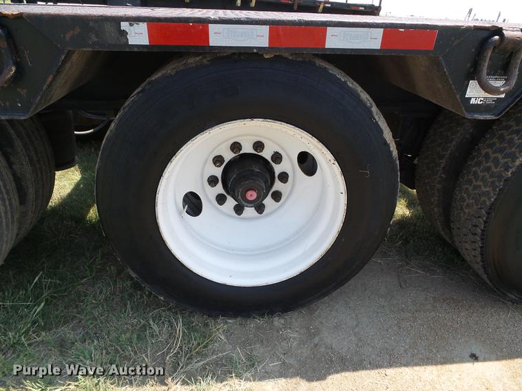 image for item DD5859 2007 Pitts LB55-24D lowboy equipment trailer