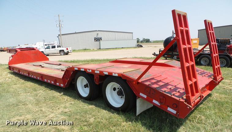 image for item DD5861 2001 Clark CDDLR-2001 lowboy equipment trailer