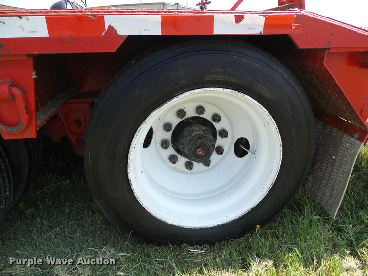 image for item DD5861 2001 Clark CDDLR-2001 lowboy equipment trailer