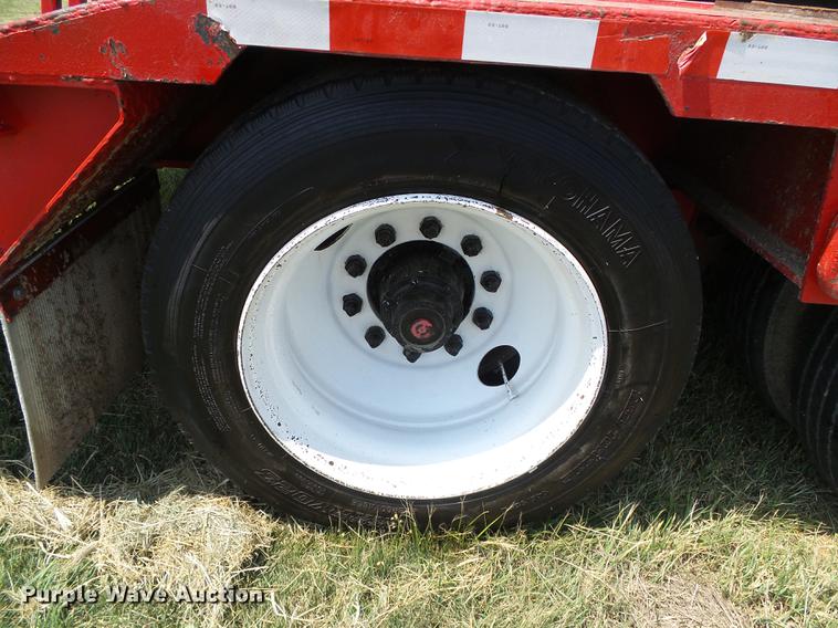 image for item DD5861 2001 Clark CDDLR-2001 lowboy equipment trailer