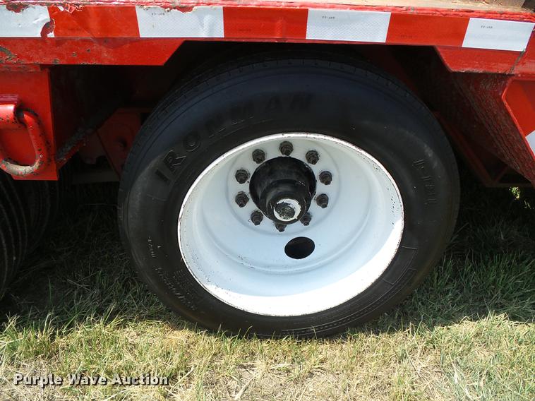 image for item DD5861 2001 Clark CDDLR-2001 lowboy equipment trailer