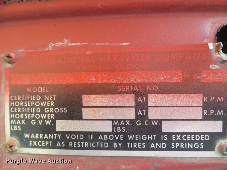 image for item DD5864 1967 International D2000 Fleet Star semi truck